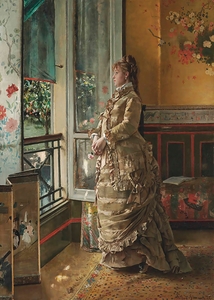 Mélancolie [1876] by Alfred Stevens [1823–1906]