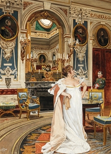Napoleon and Josephine by Oskar Rex [1857–1929]