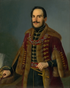 Portrait of Antal Roch [1846] by Jozef Božetech Klemens [1817–1883]