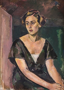 Die Russin by Anton Faistauer [1887–1930]