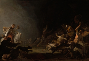A Witches’ Sabbath [c. 1650] by Cornelis Saftleven [1607–1681]