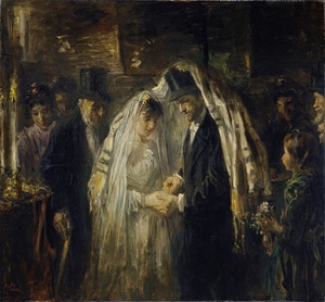 Jewish Wedding [1903] by Jozef Israëls [1824–1911]
