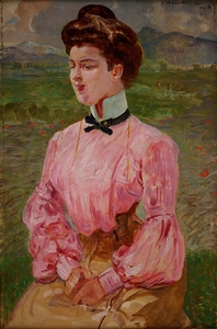 Portrait of a Young Lady [1906] by Jacek Malczewski [1854–1929]