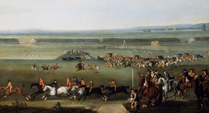 Racing Scene at Newmarket [18th century] by Circle of John Wootton [1686–1765]