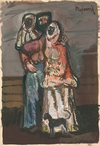 Masks [1940] by Cyprián Majerník [1909–1945]