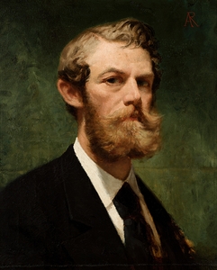 Self–Portrait [1873] by Alfred Izydor Romer [1832–1897]