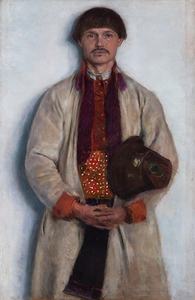 Peasant from Bronowice [1895] by Aleksander Gierymski [1850–1901]