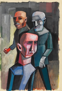 Drei Männer. O.J. [around 1935] by Karl Wiener [1901–1949]