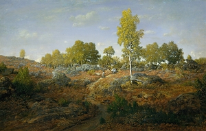 A Path among the Rocks [probably 1861] by Théodore Rousseau [1812–1867]