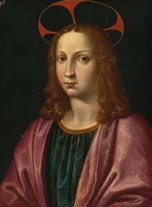 SAINT JOHN THE EVANGELIST by Italian School [1800–1899]