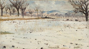 Winter Landscape by Helmer Osslund [1866–1938]