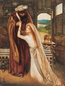 Ruth And Boaz [1862] by Simeon Solomon [1840–1905]
