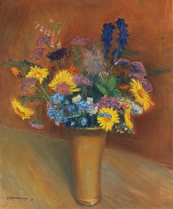 Sommerblumenstrauß [1933] by Otto Modersohn [1865–1943]