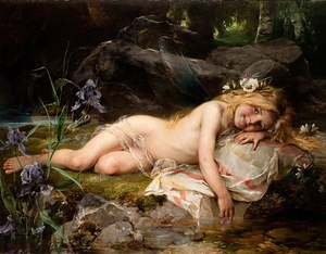 Forest Nymph by Paul Hermann Wagner [1852–1937]