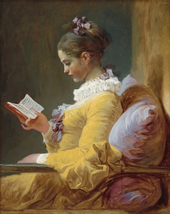 Young Girl Reading [c. 1769] by Jean–Honoré Fragonard [1732–1806]