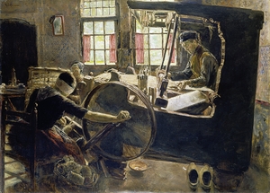 The Weaver [1882] by Max Liebermann [1847–1935]