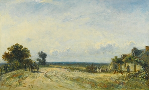 La Campagne Nivernaise [1873] by Johan Barthold Jongkind [1819–1891]