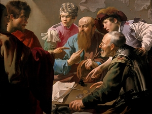 The Calling Of Saint Matthew [1621] by Hendrick Ter Brugghen [1588–1629]