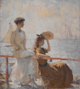 Summer Day [1911] by Frank Weston Benson [1862–1951]