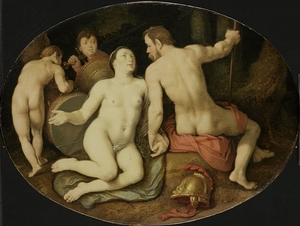 Venus and Mars [1628] by Cornelis Cornelisz Van Haarlem [1562–1638]