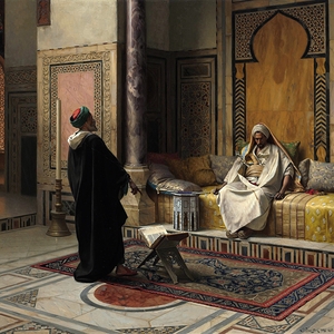 Learned Advice [1895] by Ludwig Deutsch [1855–1935]