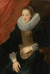 Portrait Of A Lady by Anthony van Dyck [1599–1641]