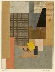 für Herrn Dr. Bode [1924] by Kurt Schwitters [1887–1948]