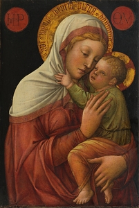 Madonna and Child [1450s] by Jacopo Bellini [c. 1400–c. 1470]