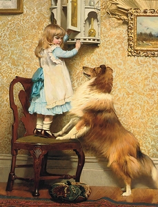 A Secret Place [1892] by Charles Burton Barber [1845–1894]