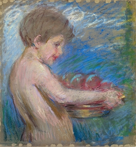 Child with Fruit by Alice Pike Barney [1857–1931]