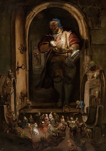 The Butler’s Surprise On All Hallows Eve by William Bell Scott [1811–1890]