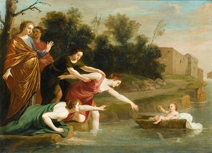 The Finding Of Moses by Jacques Stella [1596–1657]