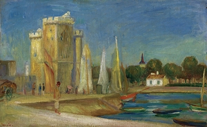 Port De La Rochelle [1896] by Pierre–Auguste Renoir [1841–1919]
