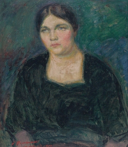 Portrait Of Mrs. Rydeng [1913] by Jalmari Ruokokoski [1886–1936]