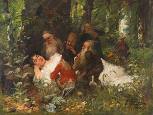 Schneewittchen [1890] by Ferdinand Leeke [1859–1923]