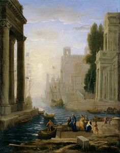 Embarkation of St Paula by Claude Lorrain [1604–1682]