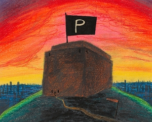 Die Pulverflagge [around 1928] by Karl Wiener [1901–1949]