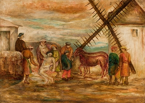 Good Samaritan [1920] by Tadeusz Makowski [1882–1932]