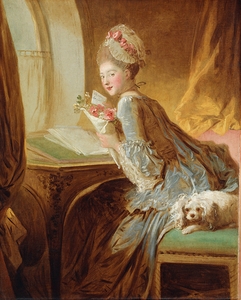 The Love Letter [early 1770s] by Jean–Honoré Fragonard [1732–1806]