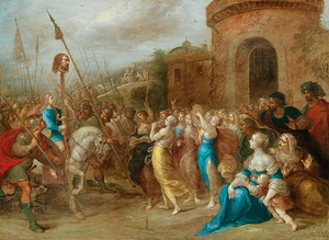 The Triumph of David by Frans Francken the Younger [1581–1642]