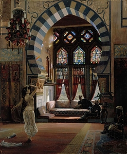 Almée. An Egyptian Dancer [1883] by Gunnar Berndtson [1854–1895]
