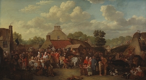 Pitlessie Fair by Sir David Wilkie [1785–1841]