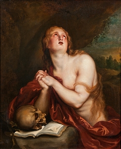 The Penitent Magdalen by Follower of Anthony van Dyck [1599–1641]