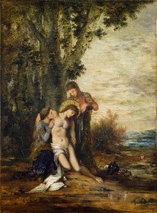 The Martyred Saint Sebastian [1869] by Gustave Moreau [1826–1898]