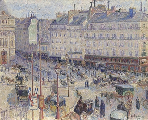 The Place du Havre. Paris [1893] by Camille Pissarro [1830–1903]