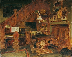 Atelier des Künstlers in Venedig [1877] by Carl Schuch [1846–1903]