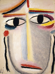 Female Head [1919–1920] by Alexej von Jawlensky [1864–1941]