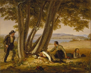 Caught Napping [Boys Caught Napping in a Field] by William Sidney Mount [1807–1868]