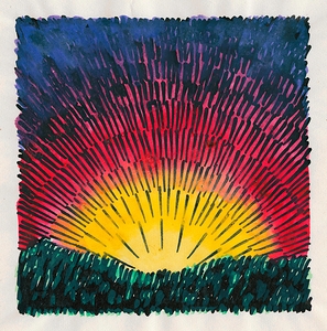 Komposition aus ‘Pflaster und Wiese’ XXI [1924] by Karl Wiener [1901–1949]