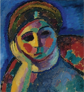 The Thinking Woman [Circa 1912] by Alexej von Jawlensky [1864–1941]